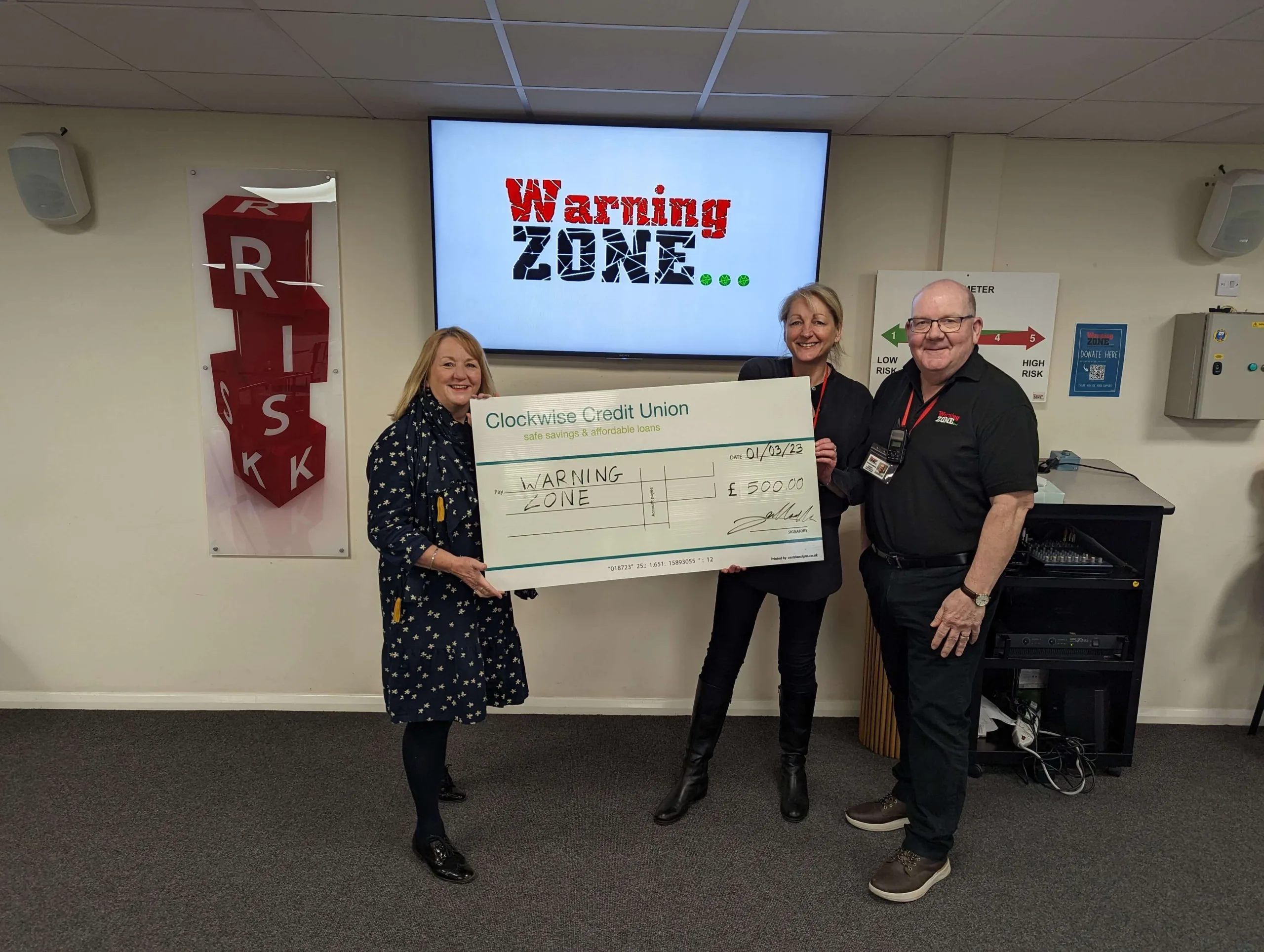 Warning Zone Receives Clockwise Community Grant