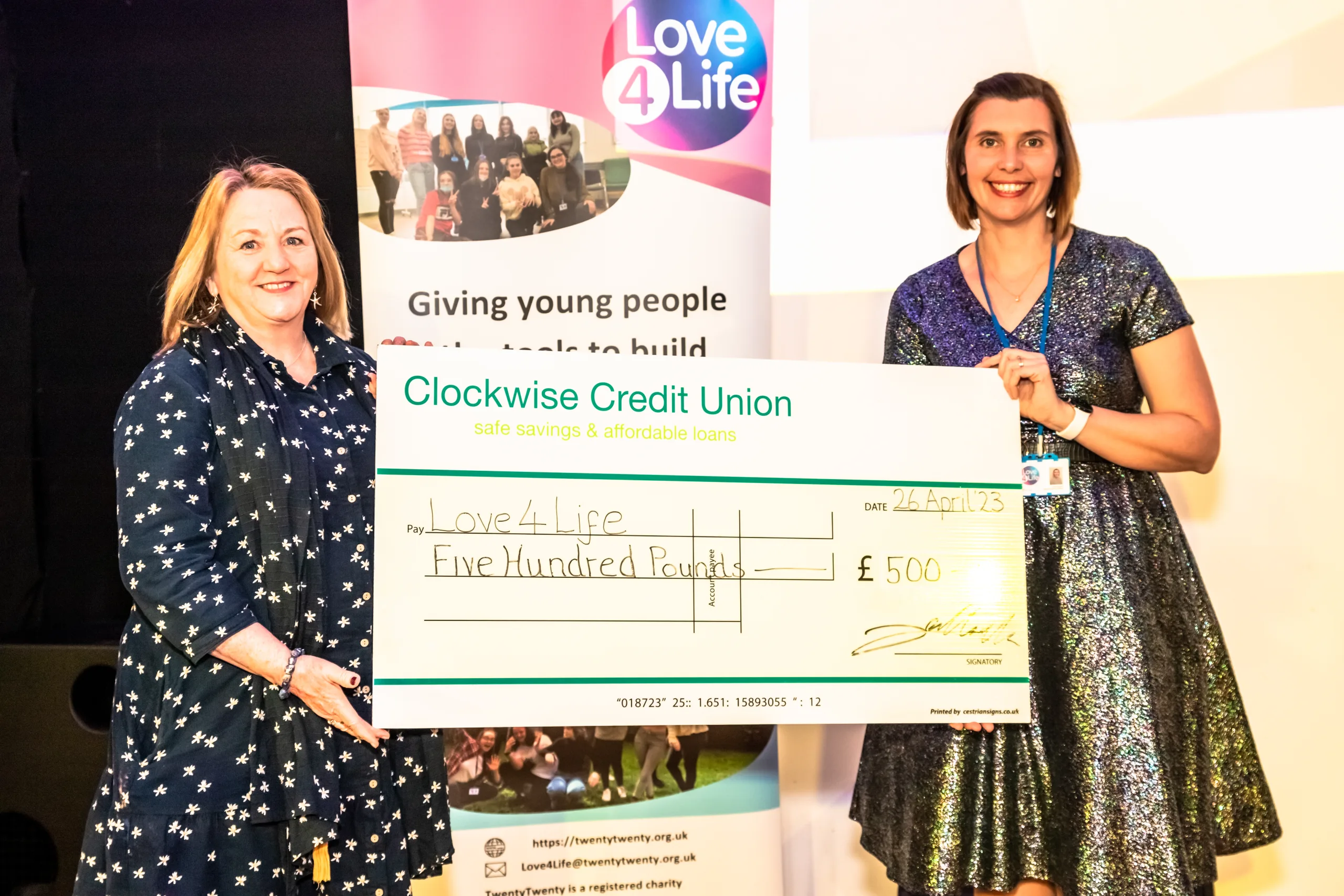 Clockwise Awards Love4Life Community Grant